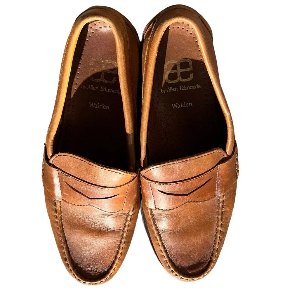Allen Edmonds Walden Penny Loafers 8D